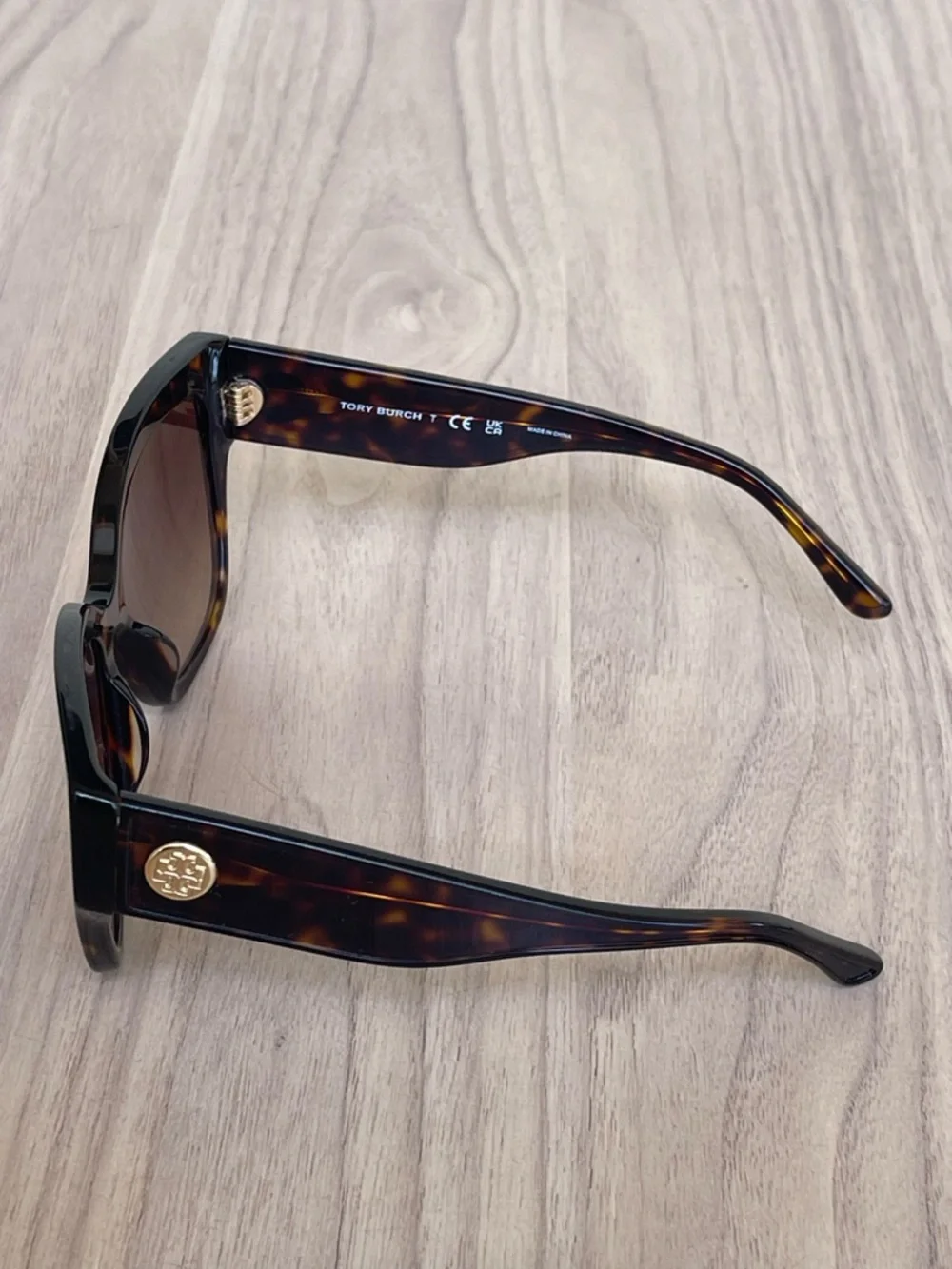 Tory Burch Tortoiseshell Cat-Eye Sunglasses with Brown Gradient Lenses